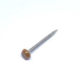 Halka Halka Sap Politop Çiviler / Pimler Paslanmaz Çelik Kaplama 40mm