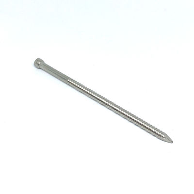 4.0X90MM Düz Kayıp Kafa Dairesel Halka Shank SS Ahşap İçin Çiviler