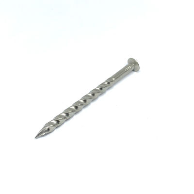 Zemin Kaplaması için 2.8X65MM Bükülmüş Saplı Oval Kafa Paslanmaz Çelik Çiviler