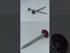 İnşaat Paslanmaz Çelik Plastik Baş Çiviler / Pins SUS316 Poly Top Pins 30mm